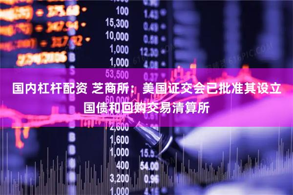 国内杠杆配资 芝商所：美国证交会已批准其设立国债和回购交易清算所
